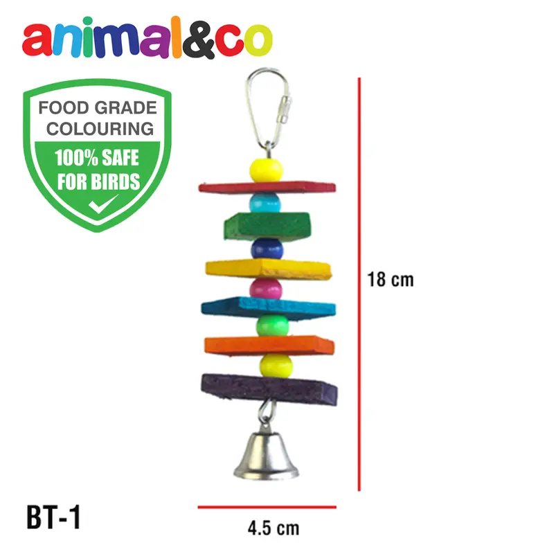 AnimalnCo BT-1 Bird Toy Mainan Burung gigitan Parrot Macaw Conure 0