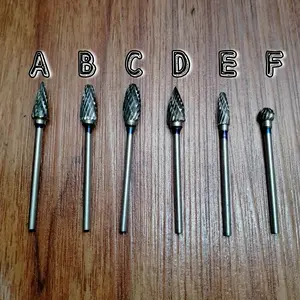 carbide bur belimbing bur acrylic utk gigi palsu