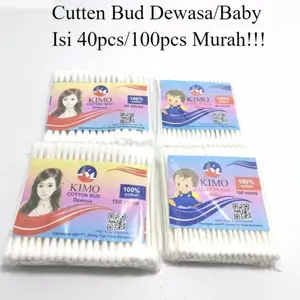 Cotton Bud 40pcs/100pcs/Korek Kuping/Pembersih Telinga MURAH！