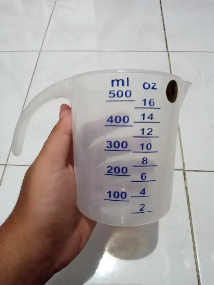 Gambar gelas ukur 500ml dari Atapponik Store Kota Surabaya 2 Tokopedia