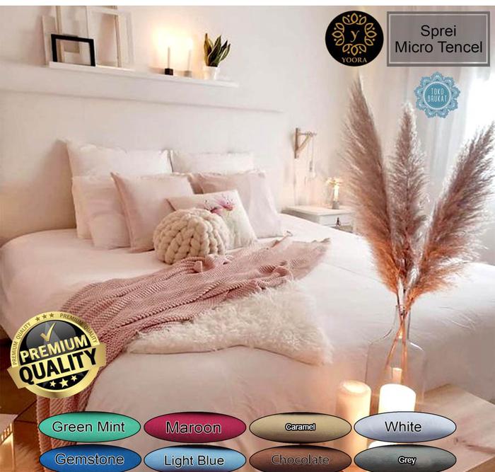 Gambar Sprei Polos Bahan Katun Microtex / Uk 120 x 200 cm / 160 x 200 cm dari Toko Brukat Kab. Bandung Barat Tokopedia