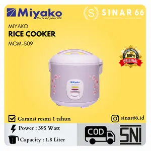 MIYAKO RICE COOKER MAGIC COM 3 IN 1 MCM509 MCM-509 MAGIC WARMER PLUS