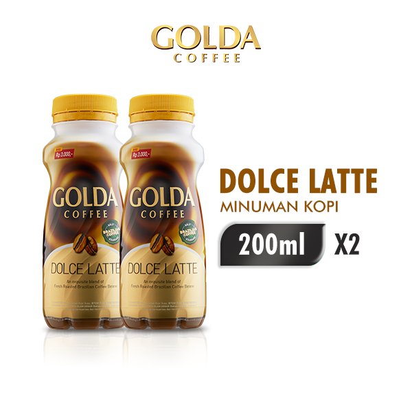 Gambar Golda Minuman Kopi Dolce Latte 200 ml x 2 pcs dari Wings Indonesia Kab. Bekasi Tokopedia