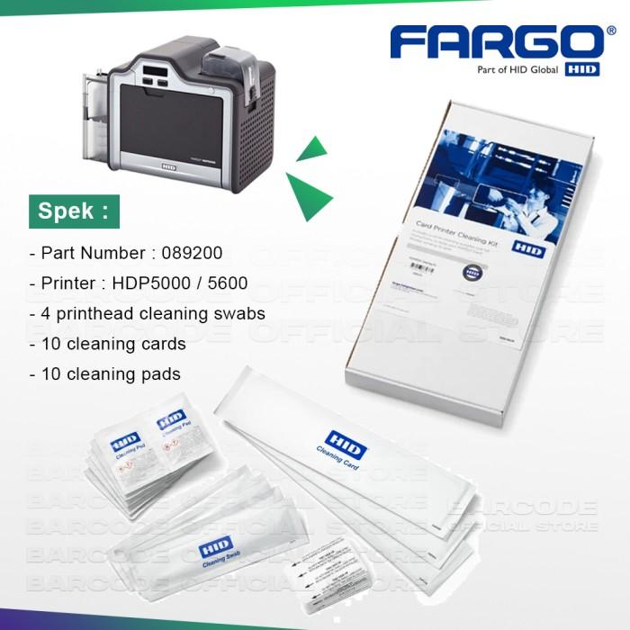 Gambar Cleaning Kit ID Card Printer Fargo HDP5000 HDP5600 HDP5600 PN 89200 dari Barcode Store Solutions Kota Administrasi Jakarta Pusat Tokopedia