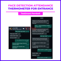 Gambar Thermal Scanner Face Recognition Attendance termometer digital camera dari TPM Perfect Solution Jakarta Pusat 4 Tokopedia