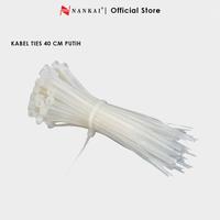 Gambar Kabel Ties Putih ukuran 40 cm - isi 100 pcs Nankai dari Nankai Tools Kab. Tangerang 1 Tokopedia