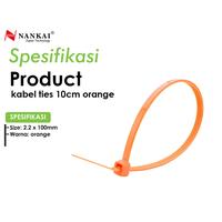 Gambar Kabel Ties Orange ukuran 10 cm - isi 100 pcs Nankai dari Nankai Tools Kab. Tangerang 3 Tokopedia