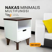 Gambar Nakas Minimalis NKS-WB01 dari furniture comeworks official Kota Tangerang Selatan 1 Tokopedia
