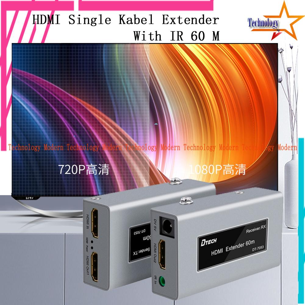 HDMI Extender Via UTP LAN Cable (Up to 60 m) with IR dan Loopout 1080P