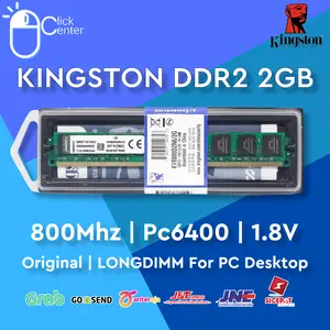 RAM PC KINGSTON DDR2 2GB PC 6400 / 800 Mhz LONGDIMM 1.8V DDR 2 MEMORY