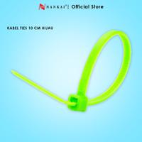 Gambar Kabel Ties Hijau ukuran 10 cm - isi 100 pcs Nankai dari Nankai Tools Kab. Tangerang 1 Tokopedia