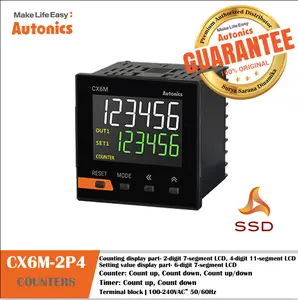 Counter / Timer Penghitung Waktu Penghitung Waktu Autonics CX6M-2P4