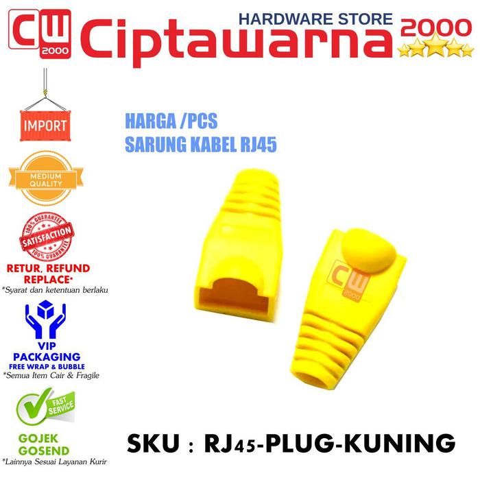 Gambar 1PCS Plug Boot Sarung RJ45 ( Sarung Jacket Crystal Head ) BA-103-PB - Hitam dari Ciptawarna2000 Home Living Kota Palembang 5 Tokopedia