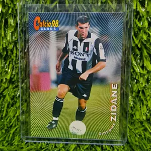 Kartu bola Zinedine Zidane Juventus Panini Calcio 98 #64