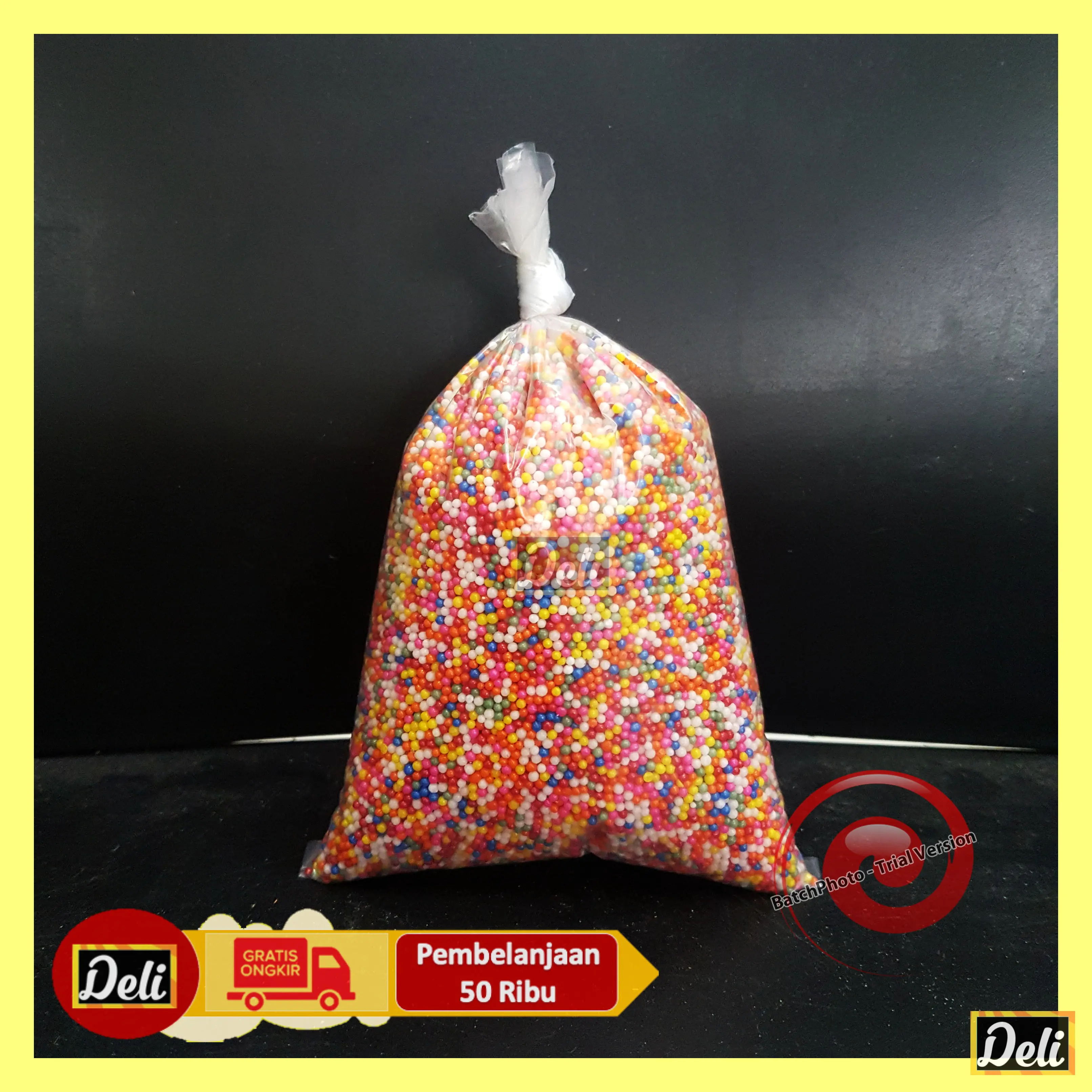 Hiasan Kue Spikel 100gr/Hiasan Kue Spikel 100gr Repack