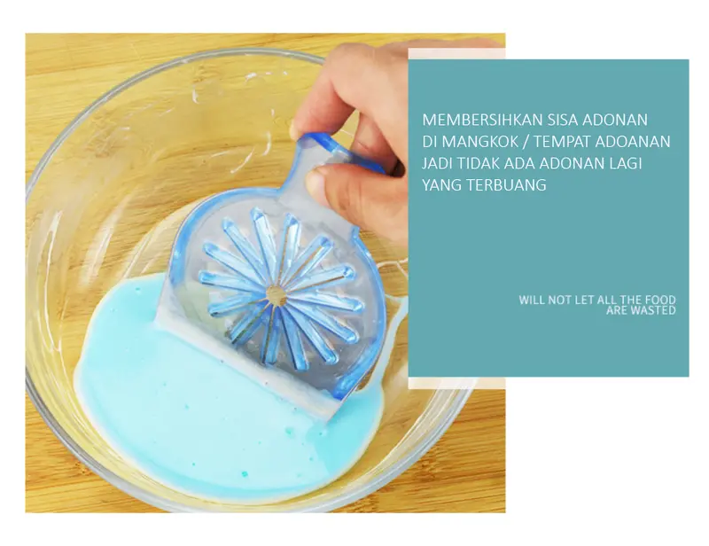 Whisk Mudah / Whisk dengan alat bantu pembersih / Whisk Adonan Kue 1
