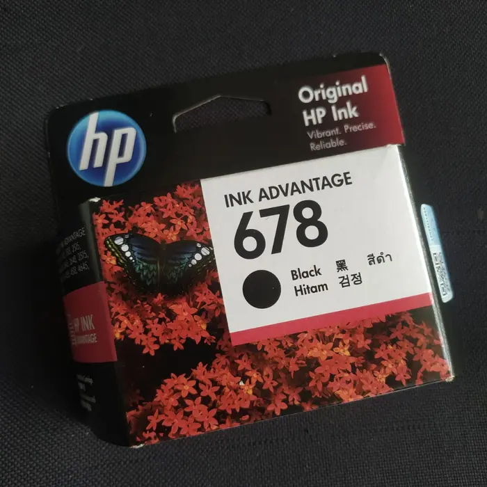 Gambar Catridge HP 678 Black Original Ink Advantage Cartridge dari Buana Laptop Kab. Sleman 5 Tokopedia