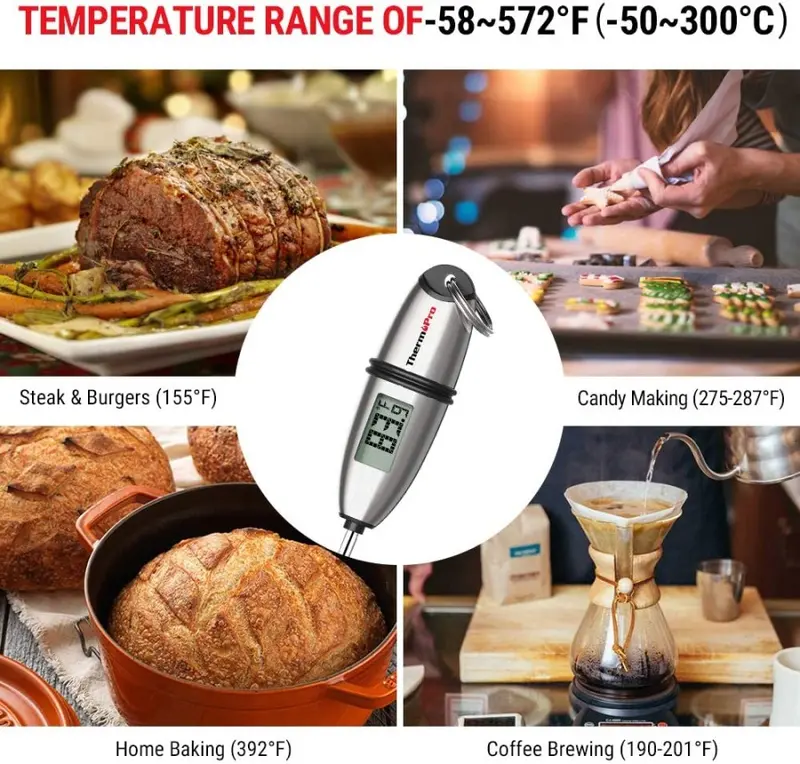 ThermoPro TP02s Kitchen Thermometer Tusuk - Termometer Dapur 2