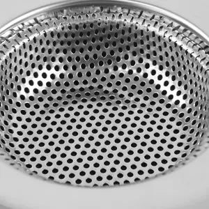 Single Saringan Penutup Lubang Saluran Wastafel BahanABS CHROME LP-149