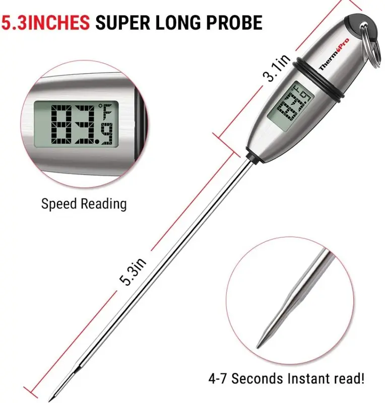 ThermoPro TP02s Kitchen Thermometer Tusuk - Termometer Dapur 3