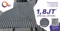 Gambar FRP Molded Grating Thickness 30mm (OPEN MESH), Grating Murah dari Orindo Eratec Kota Tangerang 1 Tokopedia