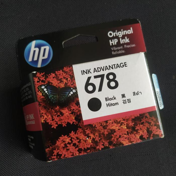 Gambar Catridge HP 678 Black Original Ink Advantage Cartridge dari Buana Laptop Kab. Sleman Tokopedia