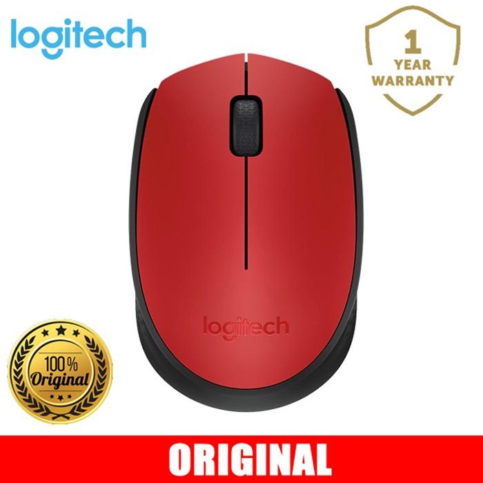 Gambar Logitech Mouse Wireless M171 Original 2.4GHz Garansi Resmi - Merah dari SinarMutiara Online Kota Administrasi Jakarta Barat Tokopedia