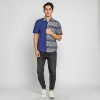 Gambar Batik Fractal Kemeja Pria Batik Motif Melik Fit To M (Two-Tone Shirt) dari Batik Fractal Kota Bandung 1 Tokopedia