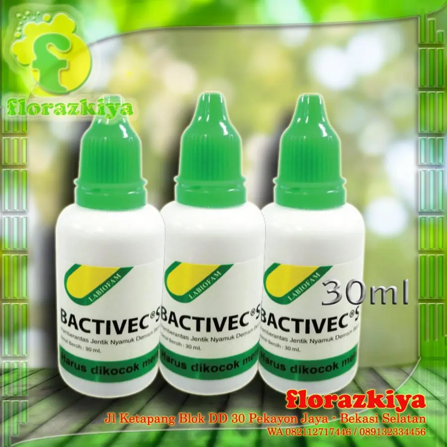 BACTIVEC SL Larvasida Biologis Pembasmi Jentik nyamuk DBD Original