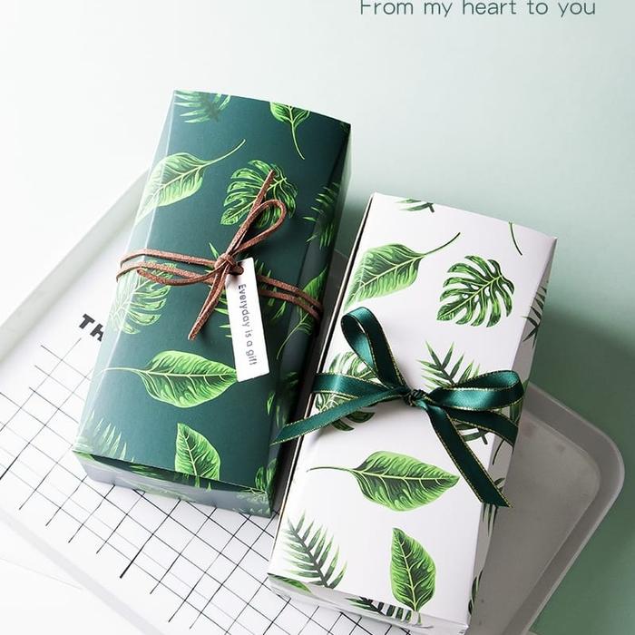 Gambar BOX COOKIES LEBARAN | KOTAK KUE DAUN HIJAU BOX NASTAR & TART MINI dari nanabakehouse Kota Administrasi Jakarta Utara Tokopedia