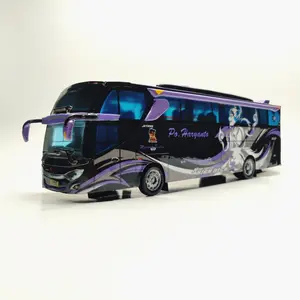 Miniatur bus Po. HARYANTO Voyager NewJB3++ Ungu