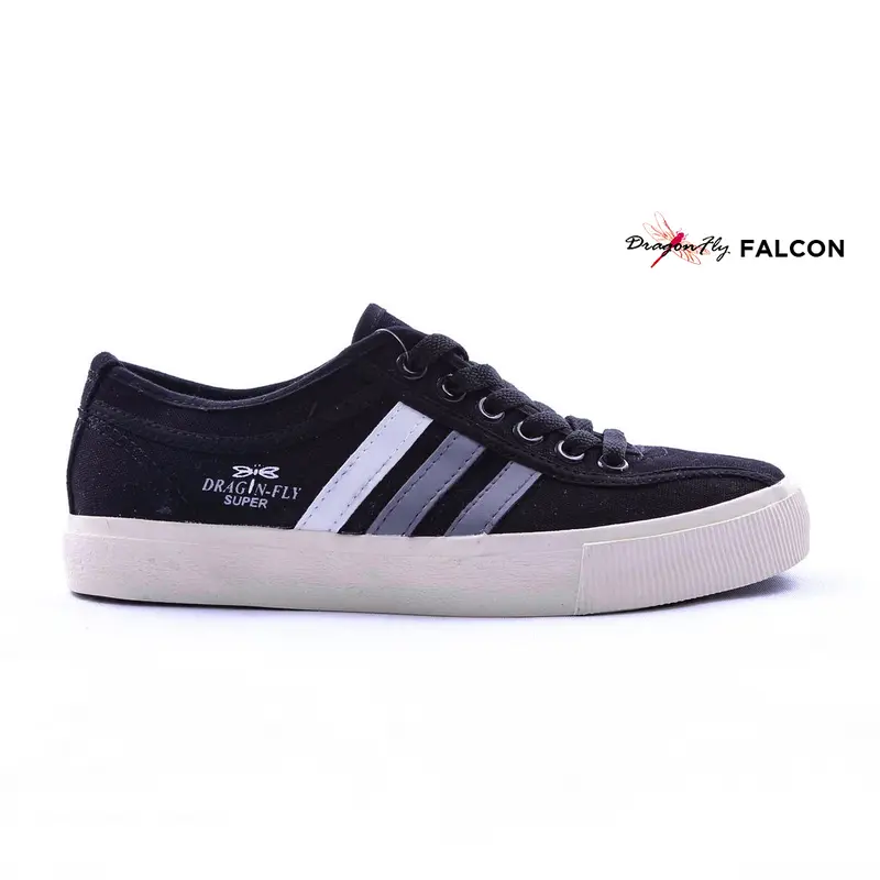 Sepatu Dragonfly Falcon Hitam Putih