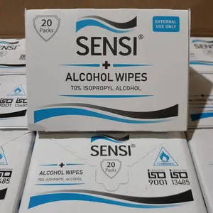 Sensi Alcohol Wipes 70% Isopropyl / Tisu Alkohol / Sensi Wipes isi 20