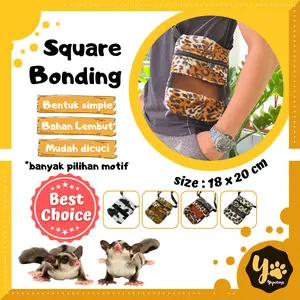 Yopetoys Bonding Pouch Sugar Glider Tas Sugar Glider Motif