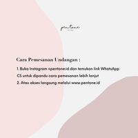 Gambar Paket Sample Undangan Pernikahan Pentone - Isi 2 pcs dari Pentone Kab. Semarang 5 Tokopedia