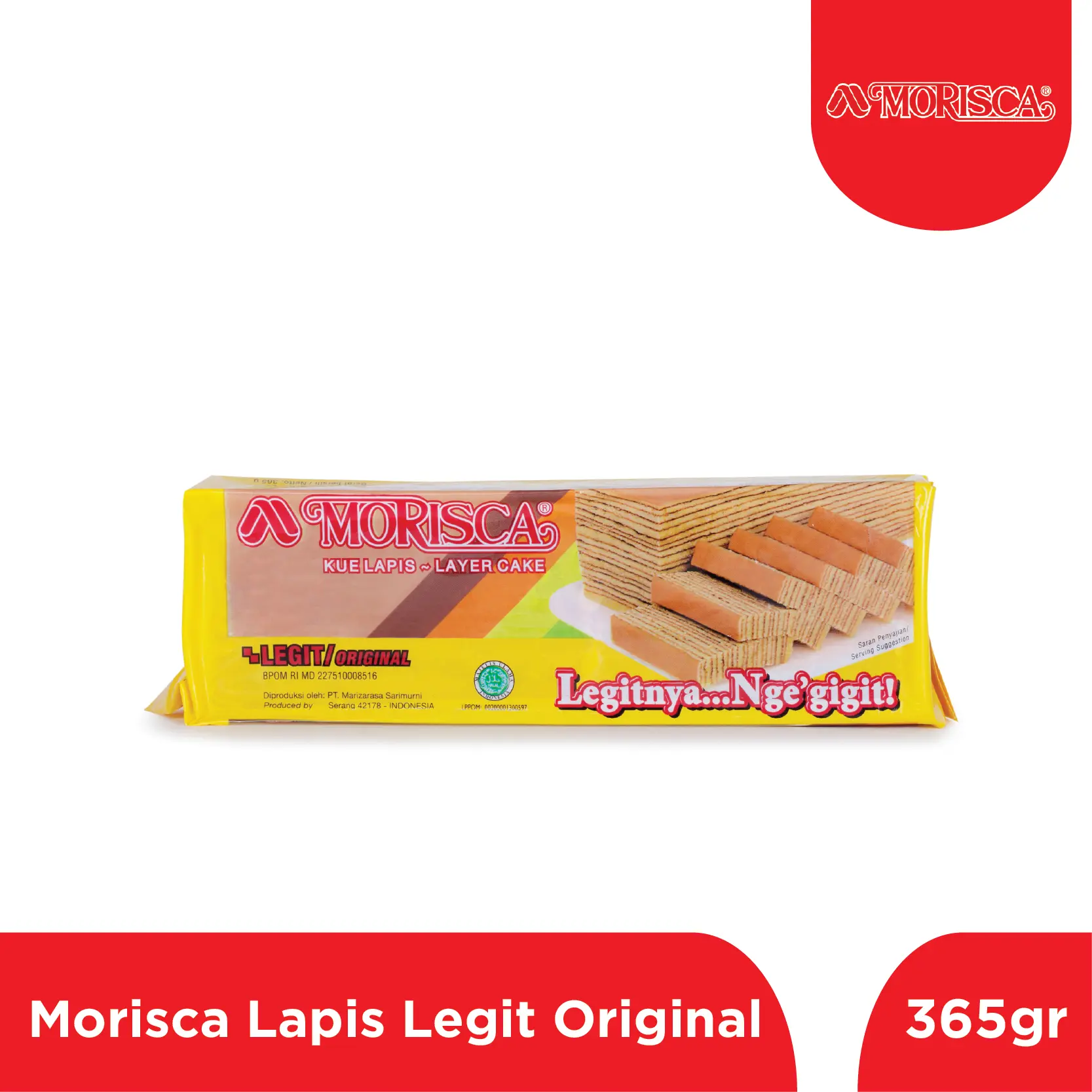 Morisca Kue Lapis Original 365gr