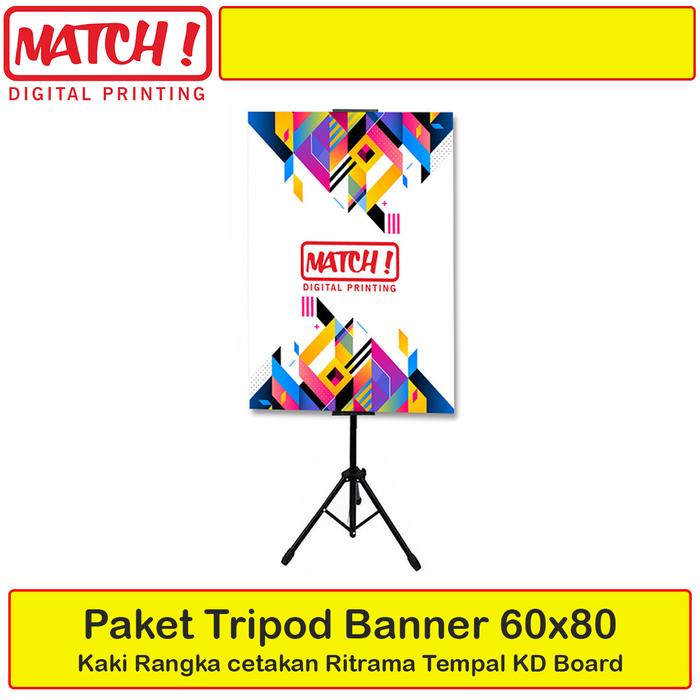 Gambar PROMO EXPRESS TRIPOD BANNER 60x80, Ritrama + Rangka dari Match Digital Printing Kota Administrasi Jakarta Barat Tokopedia