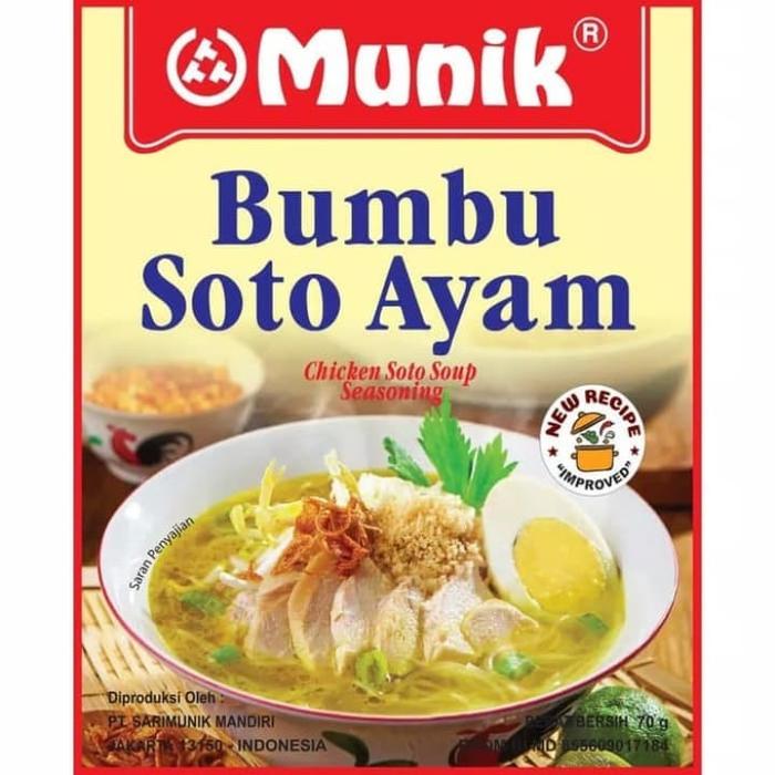 Gambar MUNIK Bumbu Soto Ayam 70g dari misijualan Kota Tangerang Tokopedia