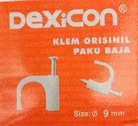 Gambar Klem Kabel Paku Baja Dexicon Size 9mm / Dexicon Klem Kabel 1 Pack dari Cengli Store Kota Surabaya 1 Tokopedia