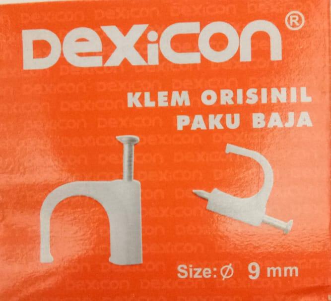 Gambar Klem Kabel Paku Baja Dexicon Size 9mm / Dexicon Klem Kabel 1 Pack dari Cengli Store Kota Surabaya Tokopedia