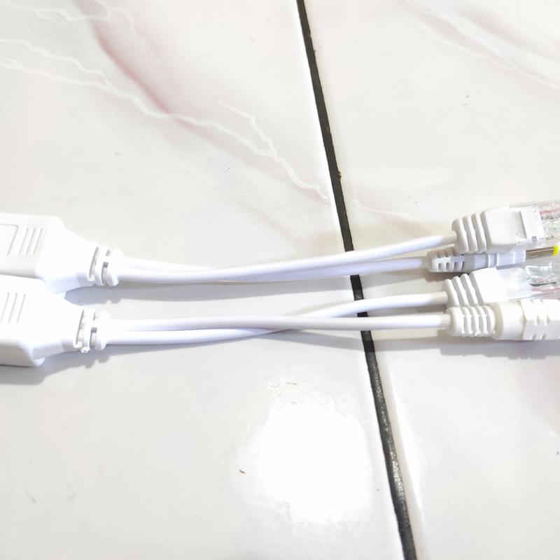 Kabel POE Splitter / Injector Male Female Atas Bawah DC 5.5mm 2.1mm ...
