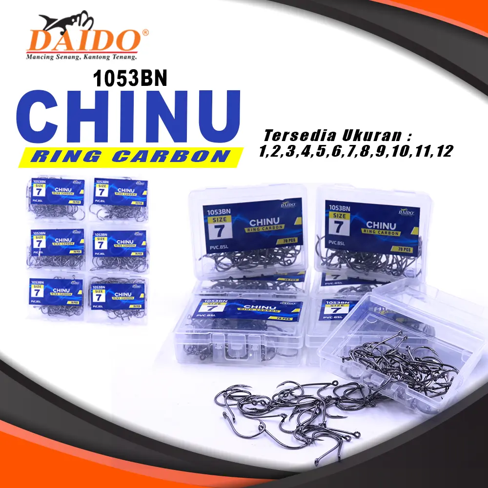 KAIL PANCING DAIDO BSL 1053 UKURAN 1 SAMPAI 12 (ISI 70)