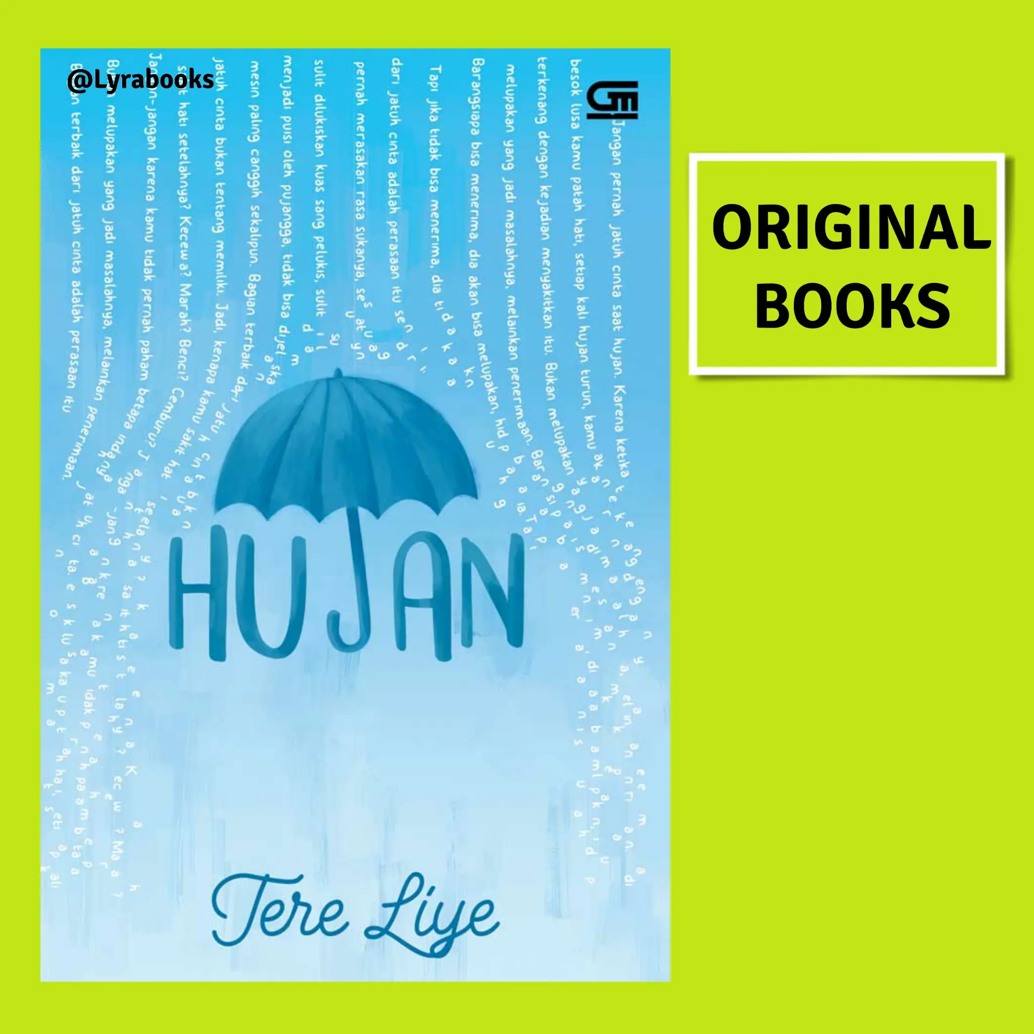 Novel Tere Liye - Hujan (Original)