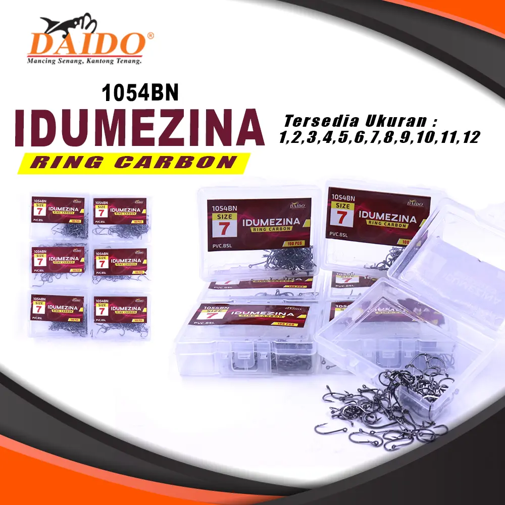 KAIL PANCING DAIDO BSL 1054 UKURAN 1 SAMPAI 12 (ISI 100)