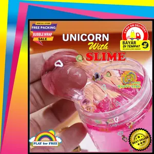 Mainan Slime Bening Warna Slaim bagus Slaime Little Pony Unicorn