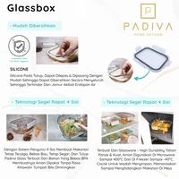 Gambar Padiva 1040ml Aqua (2pcs) Crystal Glassbox 1 compartment (GBC1040SA) dari Smile Ever After Kota Administrasi Jakarta Selatan 5 Tokopedia