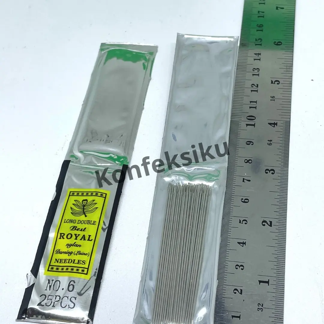Jarum Royal Long Double / Jarum Jahit Tangan Royal No. 3 sampai 12