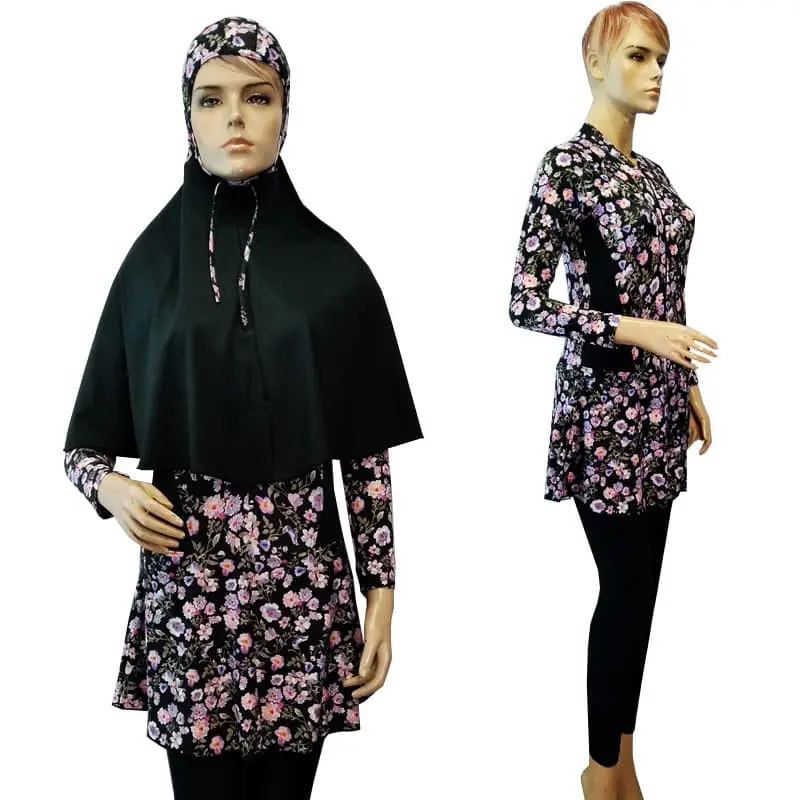 PROMO : Baju Renang Muslim Syari Ukuran Dewasa Motif Bunga BRM-S266 0