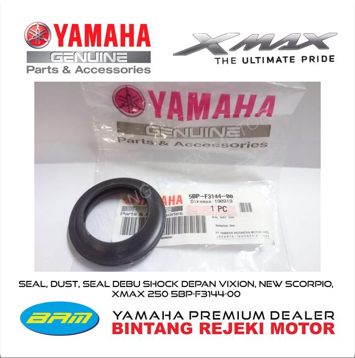 Gambar SEAL, DUST, SEAL DEBU SHOCK DEPAN VIXION, NEW SCORPIO, XMAX 250 dari Yamaha Bintang Rejeki Motor Kab. Bandung Tokopedia