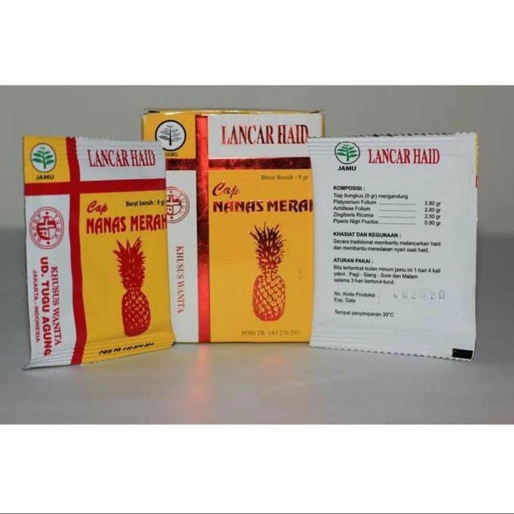 lancar haid nanas merah